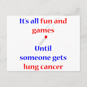 Lung Cancer Briefkaart