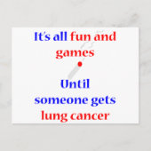 Lung Cancer Briefkaart (Voorkant)
