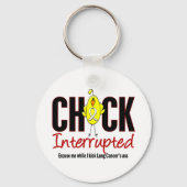 Lung Cancer Chick onderbroken Sleutelhanger (Voorkant)