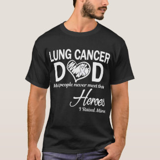 Lung Cancer Dad I Raised Mine T-shirt