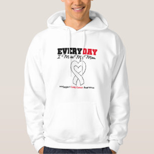 Lung Cancer elke dag dat ik mijn moeder mis Hoodie