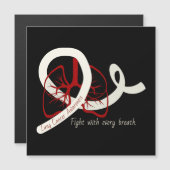 Lung Cancer Fight, longen en lint (Voorkant / Achterkant)