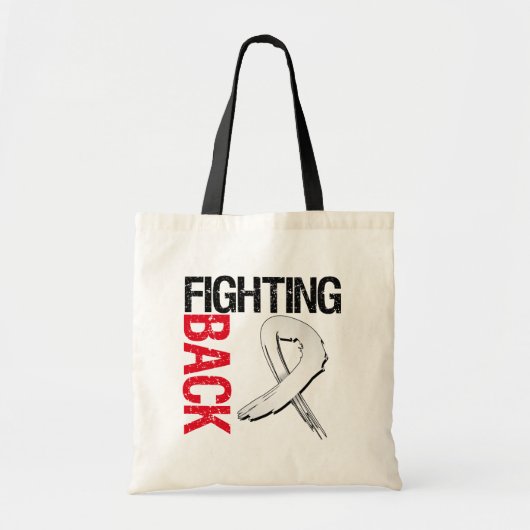 Lung Cancer Fighting Back Tote Bag (Voorkant)