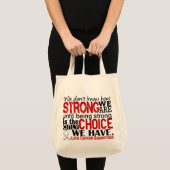 Lung Cancer hoe sterk we zijn Tote Bag (Voorkant (product))