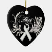 Lung Cancer Hope Ornament (Rechts)