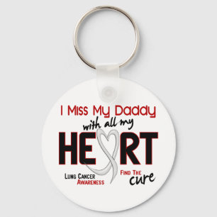Lung Cancer I Miss Mijn papa Sleutelhanger