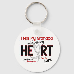 Lung Cancer I Miss My Grandpa Sleutelhanger