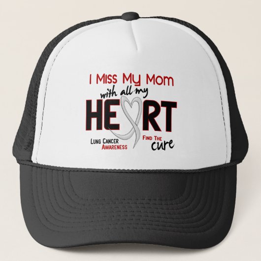 Lung Cancer I Miss My Mama Trucker Pet (Voorkant)
