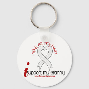Lung Cancer I Support My Granny Sleutelhanger