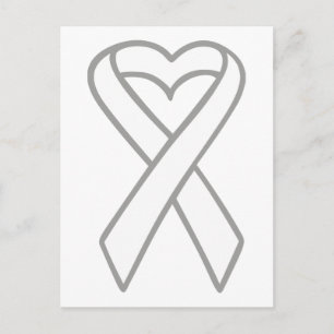 Lung Cancer Ribbon Briefkaart