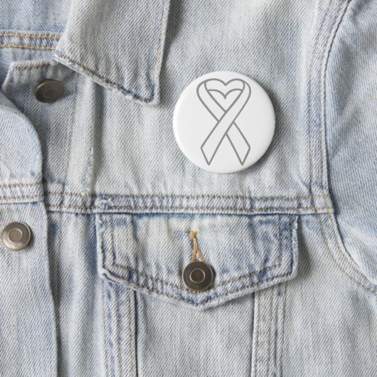 Lung Cancer Ribbon Ronde Button 5,7 Cm (In situ)