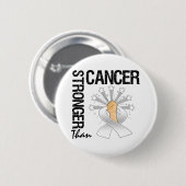 Lung Cancer - Sterker dan kanker Ronde Button 5,7 Cm (Voorkant /achterkant)