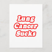 Lung Cancer Sucks Briefkaart (Voorkant)
