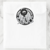 Lung Cancer Sucks Ronde Sticker (Tas)