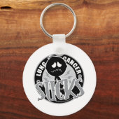 Lung Cancer Sucks Sleutelhanger (Voorkant)