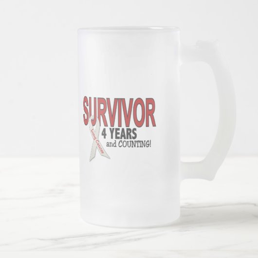 Lung Cancer Survivor 4 jaar Matglas Bierpul (Rechts)