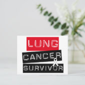 Lung Cancer Survivor Briefkaart (Staand voorkant)