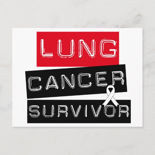 Lung Cancer Survivor Briefkaart (Voorkant)