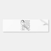Lung Cancer Survivor Bumpersticker (Voorkant)