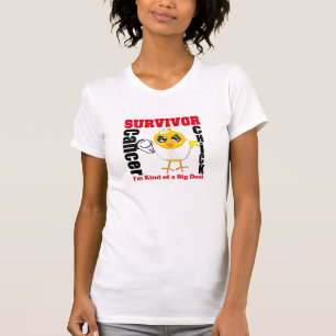 Lung Cancer Survivor Chick Ribbon T-shirt