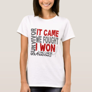Lung Cancer Survivor dat we vonden dat ik wou T-shirt