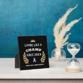 Lung Cancer Survivor laurel bladeren Fotoplaat (Insitu)