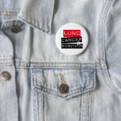 Lung Cancer Survivor Ronde Button 5,7 Cm (In situ)