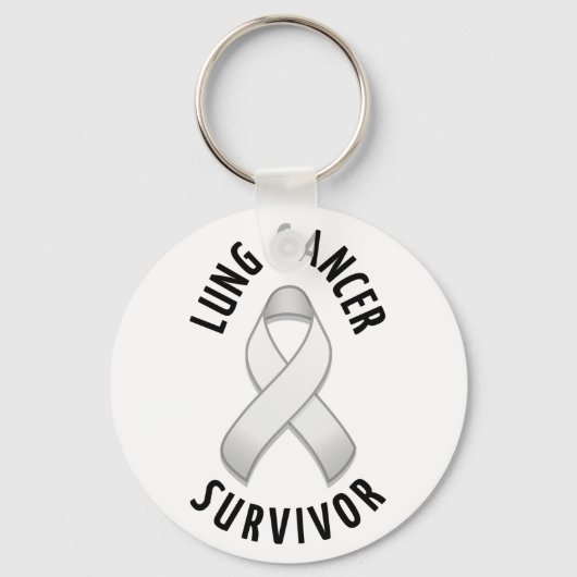Lung Cancer Survivor Sleutelhanger (Voorkant)