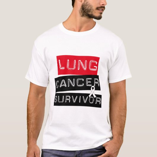 Lung Cancer Survivor T-shirt (Voorkant)