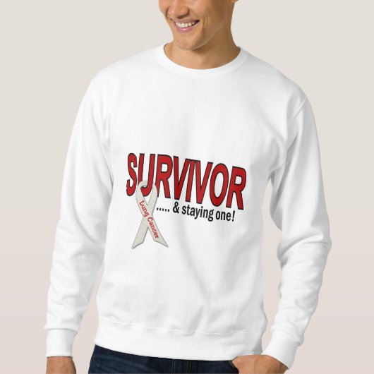 Lung Cancer Survivor Trui (Voorkant)