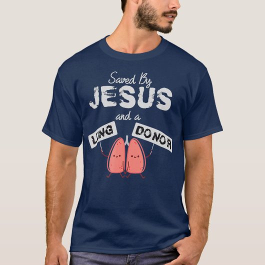 Lung Donation Design Christian Organ Donor T-shirt (Voorkant)