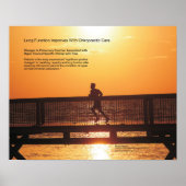 Lung-functie verbetert met chiropractische zorg poster (Voorkant)