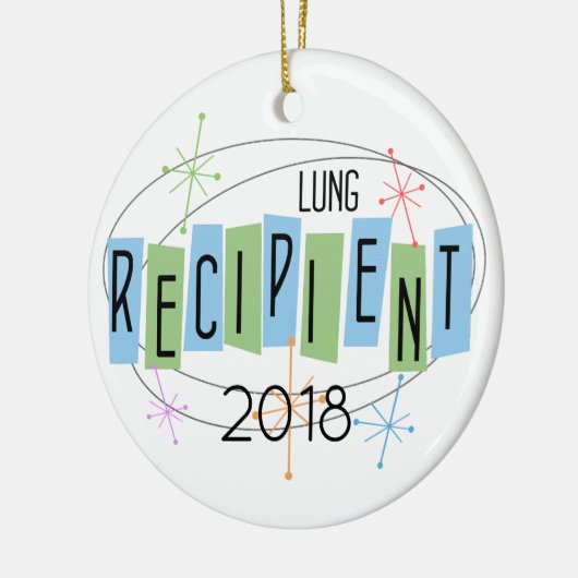  Lung-ontvanger Keramisch Ornament (Links)