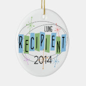  Lung-ontvanger met aangepaste foto Keramisch Ornament (Rechts)