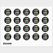 Lung Squad RT Nurse Pasen Ronde Sticker (Vel)