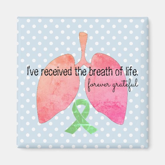 Lung Transplant Breath of Life Magneet (Voorkant)