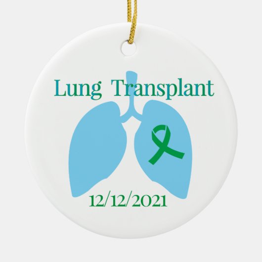  Lung Transplant Ornament (Voorkant)