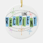  Lung Transplant Recipient Kerstmis Keramisch Ornament (Voorkant)