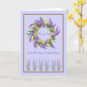 Lung Transplant Surgery Kaart, goed in Laventer Kaart (Gele Bloem)