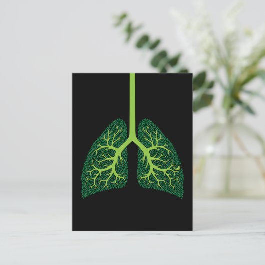 Lung Tree Briefkaart (Staand voorkant)