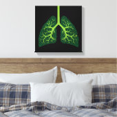Lung Tree Canvas Afdruk (Insitu (Slaapkamer))
