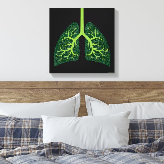 Lung Tree Canvas Afdruk (Insitu (Slaapkamer))