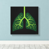 Lung Tree Canvas Afdruk (Insitu (Houten vloer))