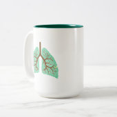 Lung Tree Tweekleurige Koffiemok (Voorkant links)