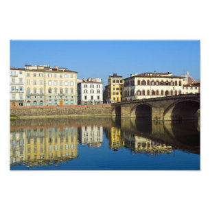 Lungarno Vespucci, Ponte alla Carraia Foto Afdruk