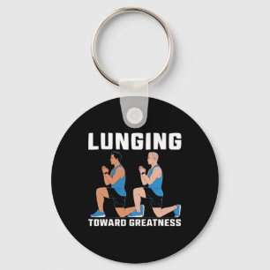 Lunge Oefening Bodybuilding Fitness Workout Gym 1 Sleutelhanger