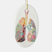 Lungs Art Keramisch Ornament (Rechts)