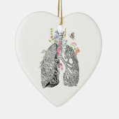 Lungs Art Keramisch Ornament (Rechts)