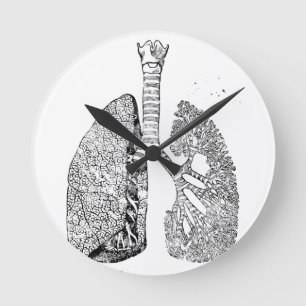 Lungs Art Ronde Klok