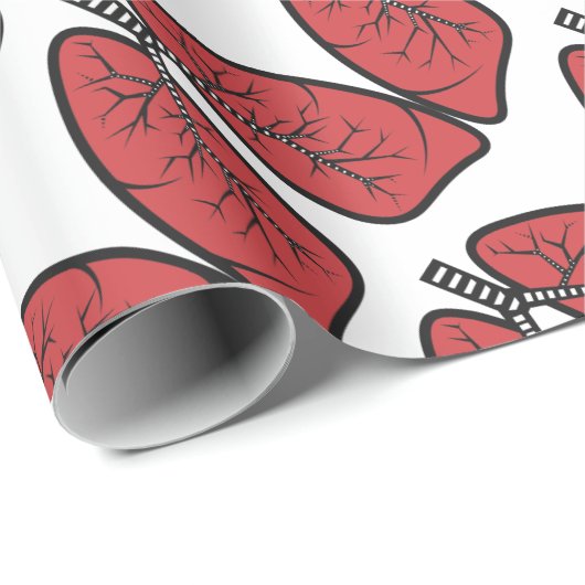 Lungs Cadeaupapier (Rol Hoek)